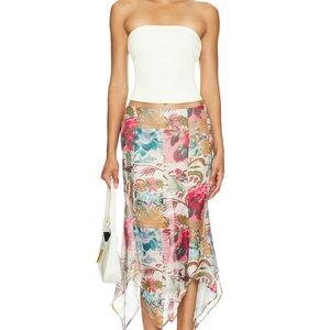 Floral Patchwork Skirt